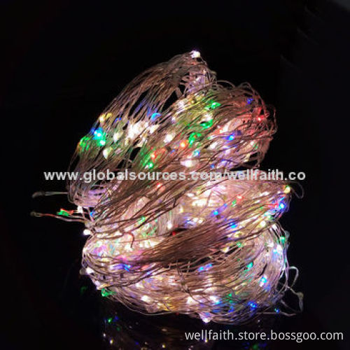 Factory Wholesale X-mas Decorated String Lights with 110V Transformer, 0.6W Rated Power
